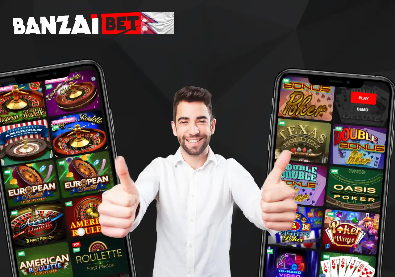 Main features for users of the betting website and app