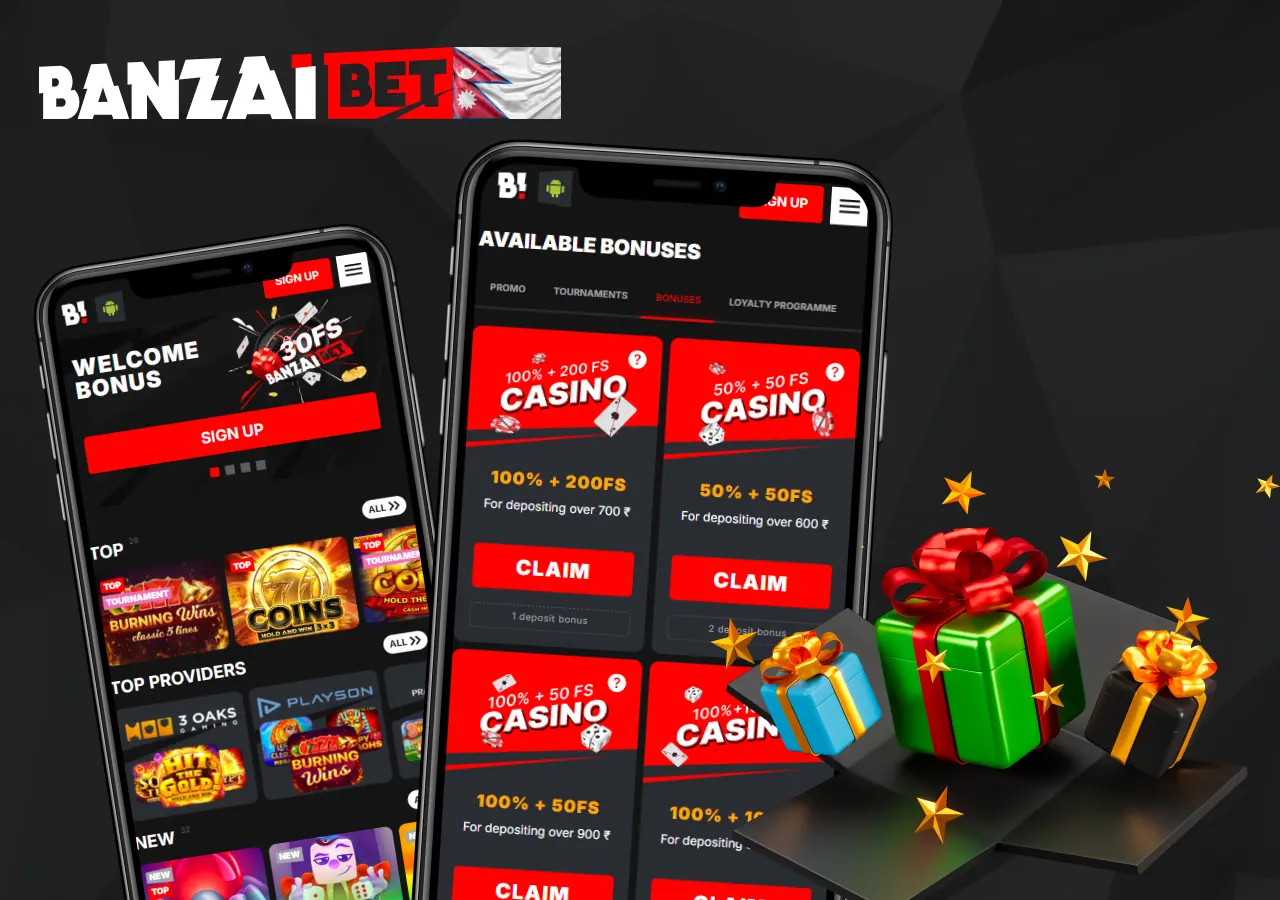 There is a wide range of casino bonuses available for players