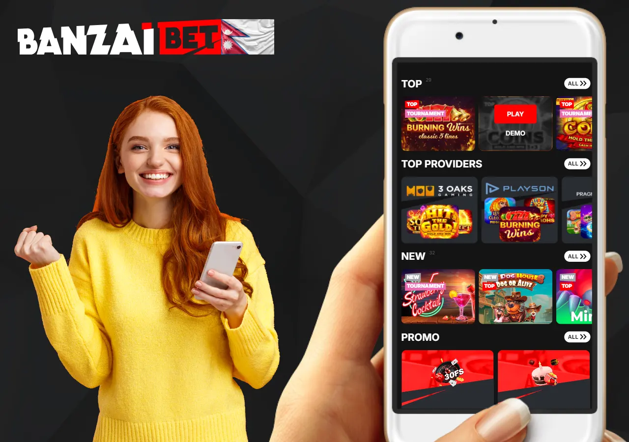 privileges for registered users of Banzaibet Casino Nepal